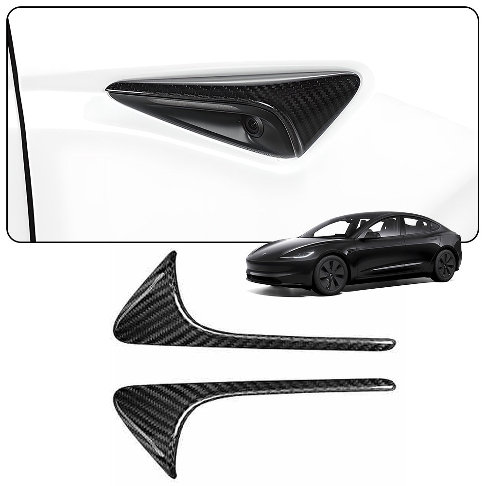 EVAAM® Real Carbon Fiber Turn Signal Camera Covers