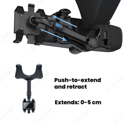 EVAAM® Universal Adjustable Rearview Mirror Phone Mount For All Brand Vehicles - EVAAM