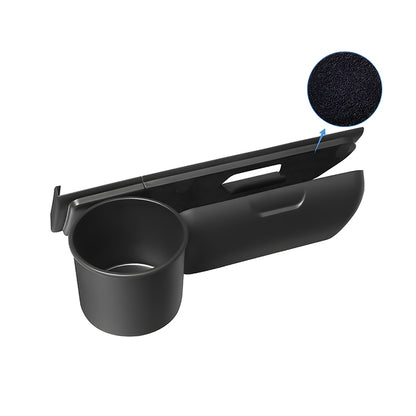 2-in-1 Dashboard Cup Holder & Magnetic Glasses Case for Tesla Model Y Juniper 2025+ (No-Drill Fit)
