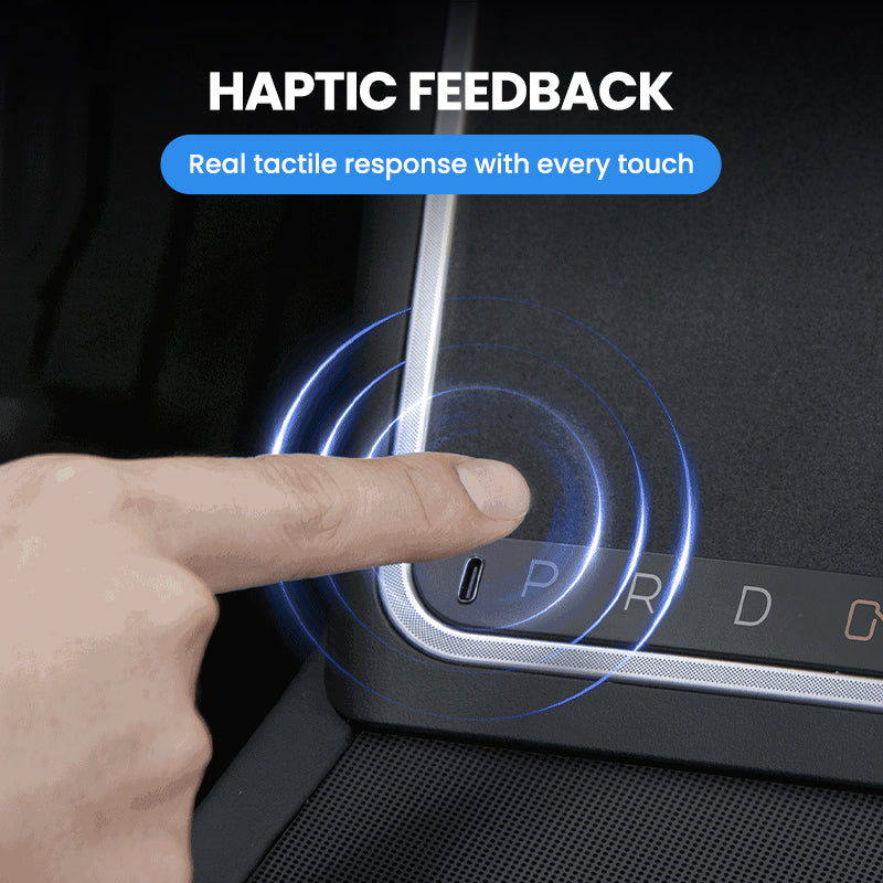 Smart Touch Center Console Wireless Charging Dock with Ambient Light Sync for Tesla Model Y Juniper / Model 3 Highland