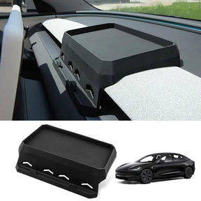 EVAAM® Silicone Behind Screen Storage Box Dash Storage for Model 3 Highland