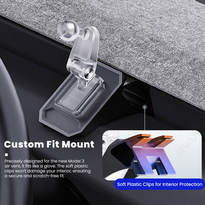 EVAAM® Magnetic Silicone Phone Holder for Model Y Juniper 2025+/Model 3 Highland 2024+ - EVAAM