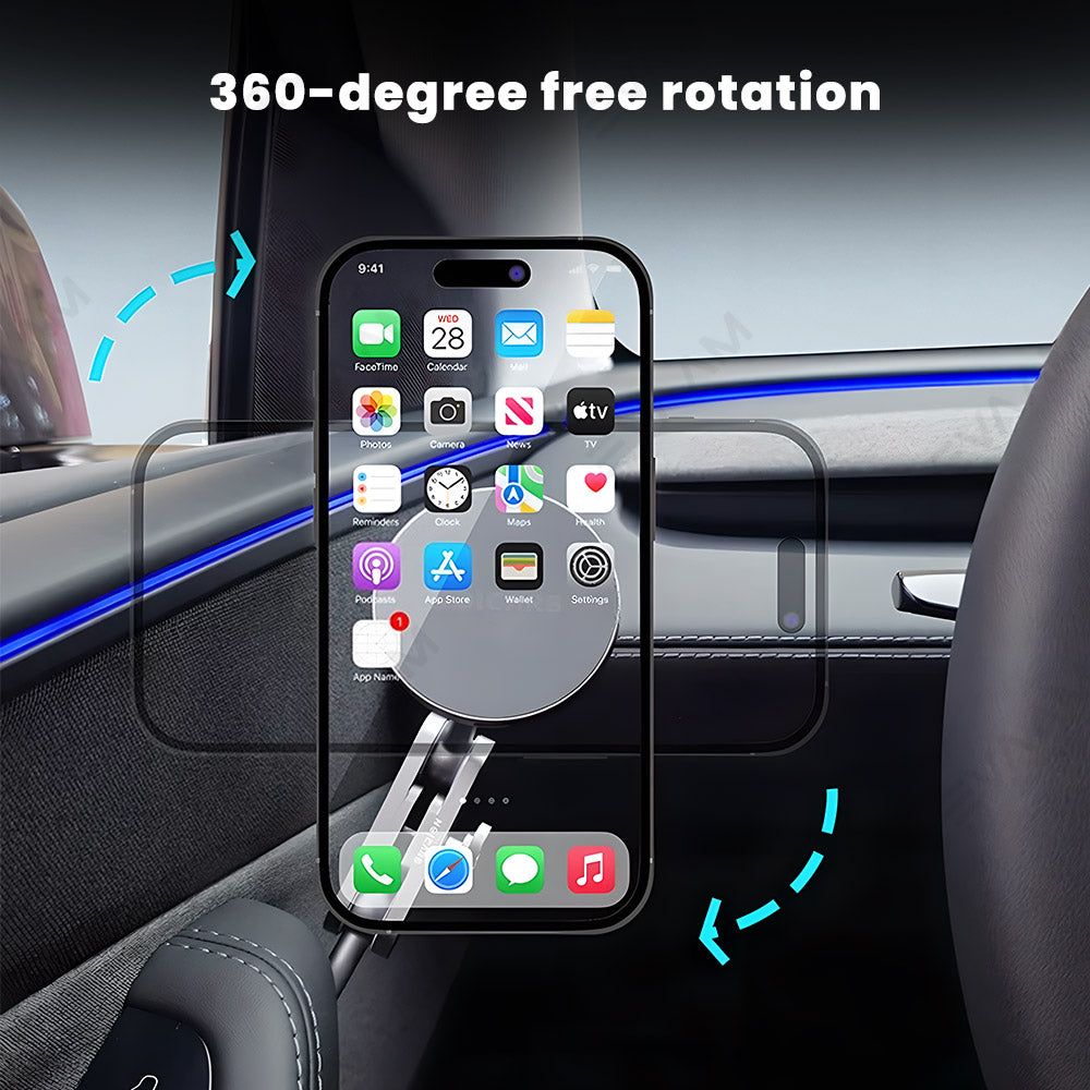 EVAAM® Magnetic Silicone Phone Holder for Model Y Juniper 2025+/Model 3 Highland 2024+ - EVAAM