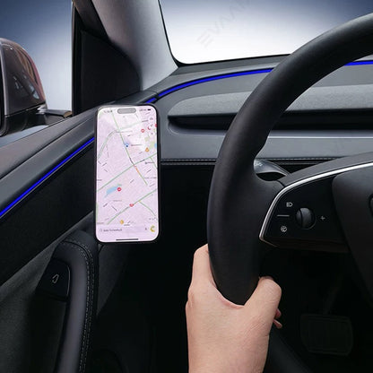 EVAAM® Magnetic Silicone Phone Holder for Model Y Juniper 2025+/Model 3 Highland 2024+ - EVAAM