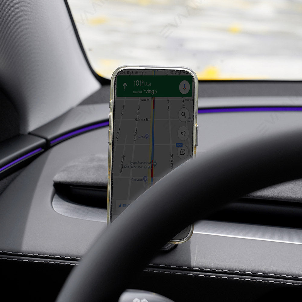 EVAAM® Magnetic Silicone Phone Holder for Model Y Juniper 2025+/Model 3 Highland 2024+