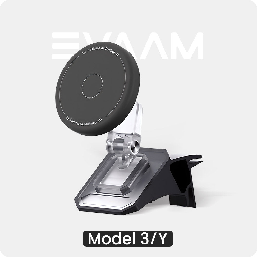 EVAAM® Magnetic Silicone Phone Holder for Model Y Juniper 2025+/Model 3 Highland 2024+
