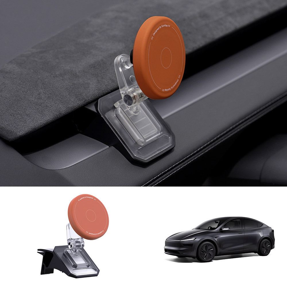 EVAAM® Magnetic Silicone Phone Holder for Model Y Juniper 2025+/Model 3 Highland 2024+