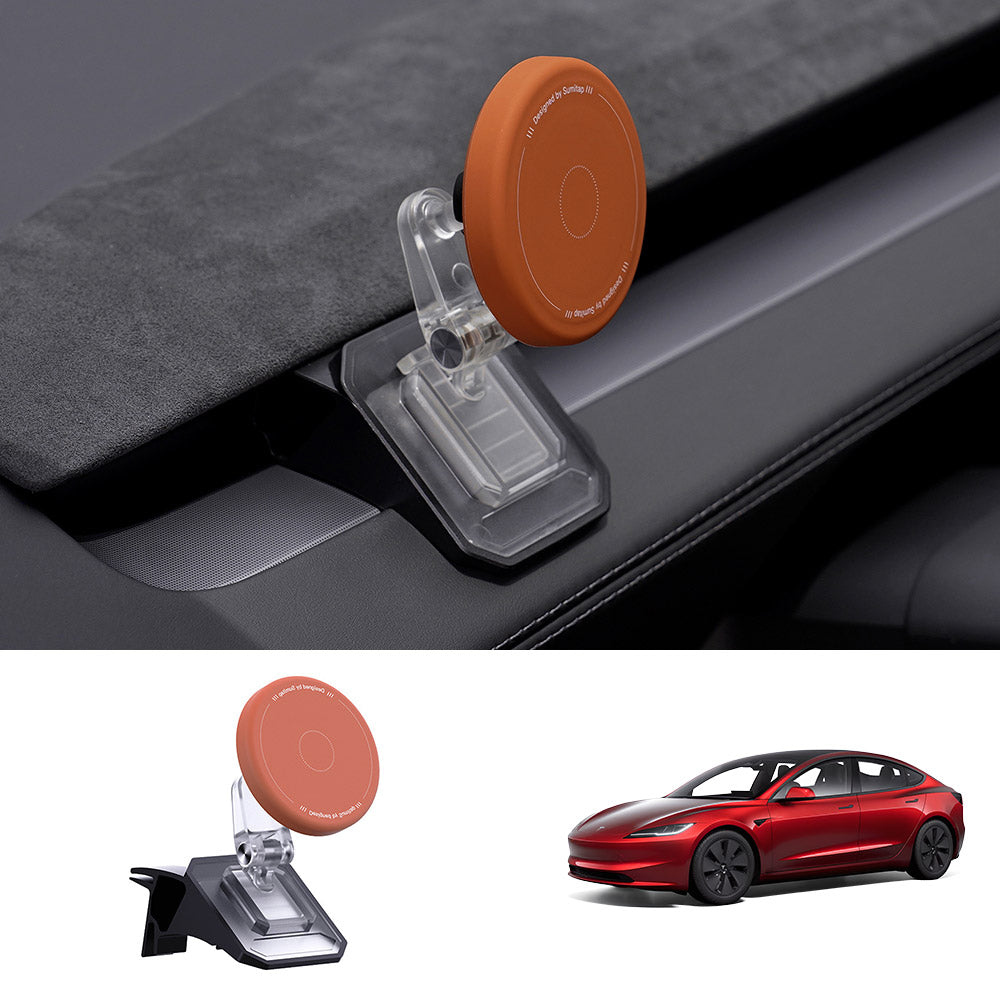 EVAAM® Magnetic Silicone Phone Holder for Model Y Juniper 2025+/Model 3 Highland 2024+ - EVAAM