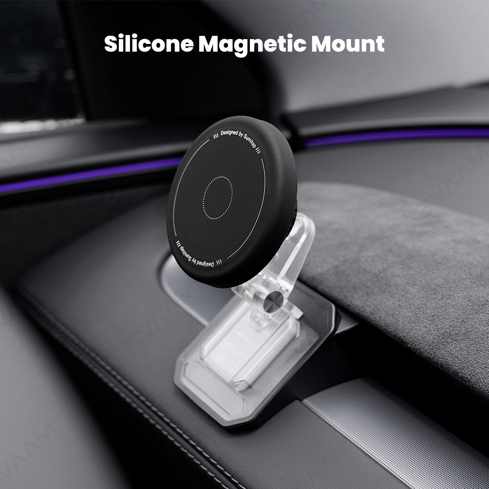 EVAAM® Magnetic Silicone Phone Holder for Model Y Juniper 2025+/Model 3 Highland 2024+