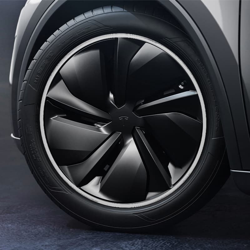 19" Crossflow Wheels Aluminum Alloy Wheel Rim Protectors for Tesla Model Y Juniper 2025+