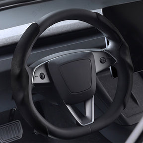 EVAAM® Anti-Slip Suede Steering Wheel Cover for Tesla  Model Y/3 Juniper 2025+