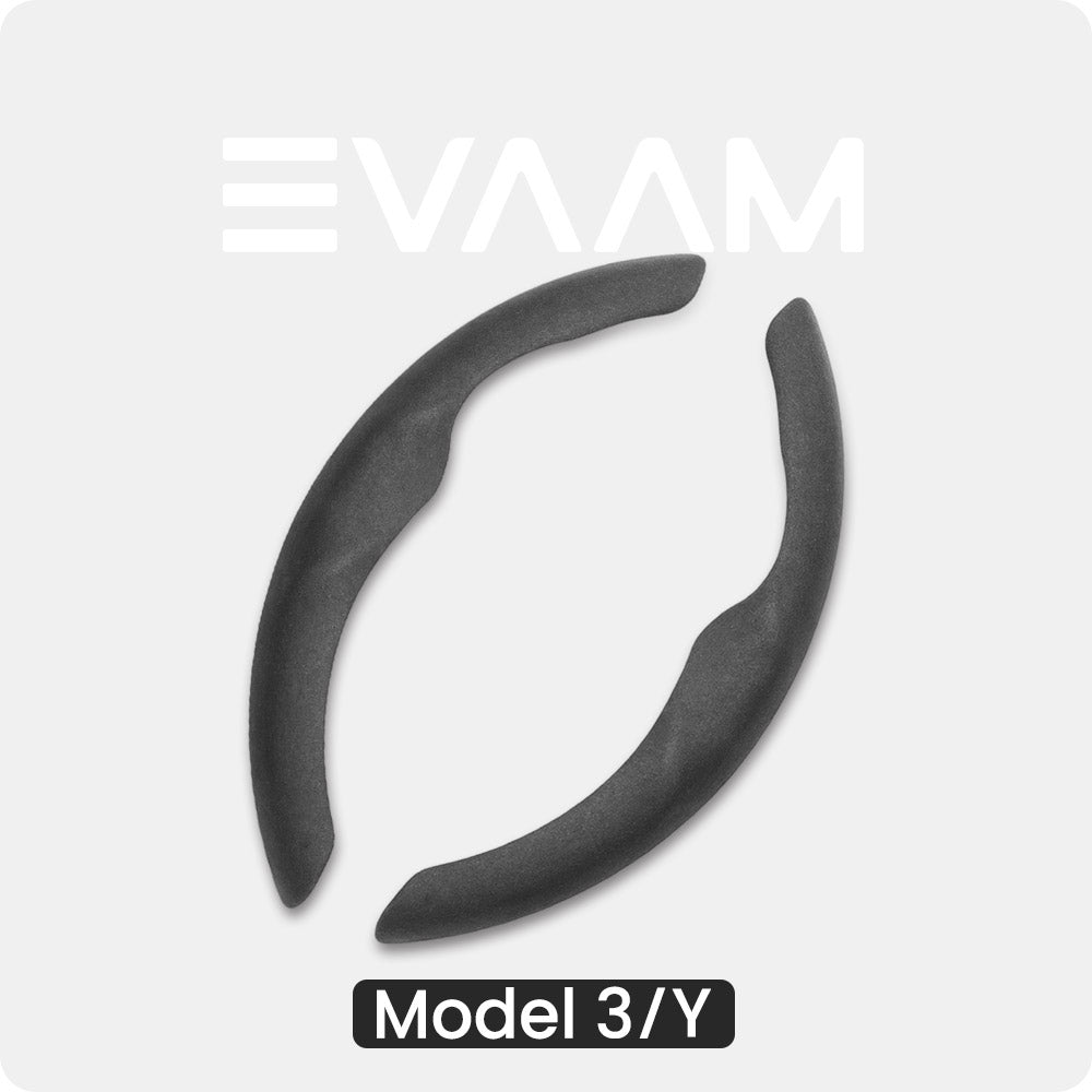 EVAAM® Anti-Slip Suede Steering Wheel Cover for Tesla  Model Y/3 Juniper 2025+ - EVAAM