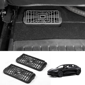 EVAAM® Under Seat Rear Air Vent Protect Covers for Model 3 Highland