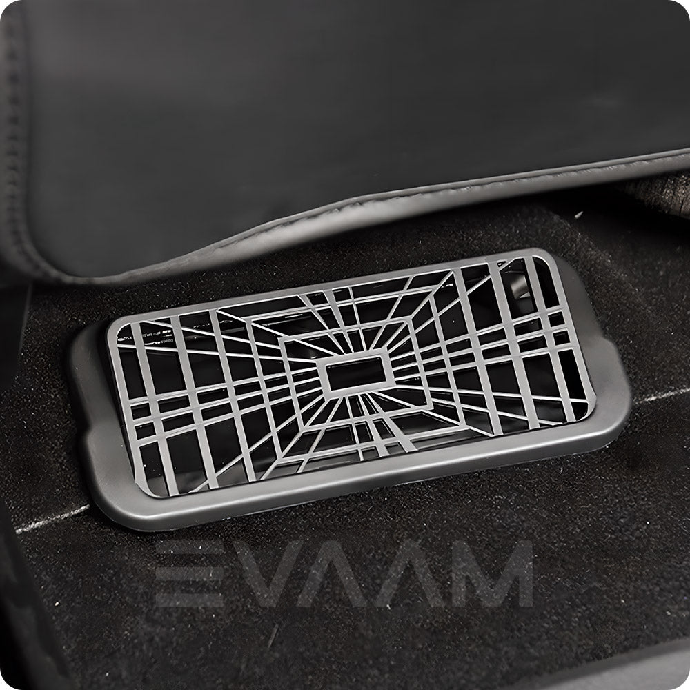 EVAAM® Under Seat Rear Air Vent Protect Covers for Model 3 Highland