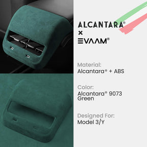 Alcantara AC Vents Trim Cover For Tesla Model 3/Y (2017-2023)-EVAAM® - EVAAM