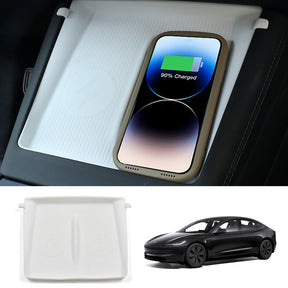 EVAAM® Wireless Silicone Charging Pad Anti-Slip for Tesla Model 3 Highland