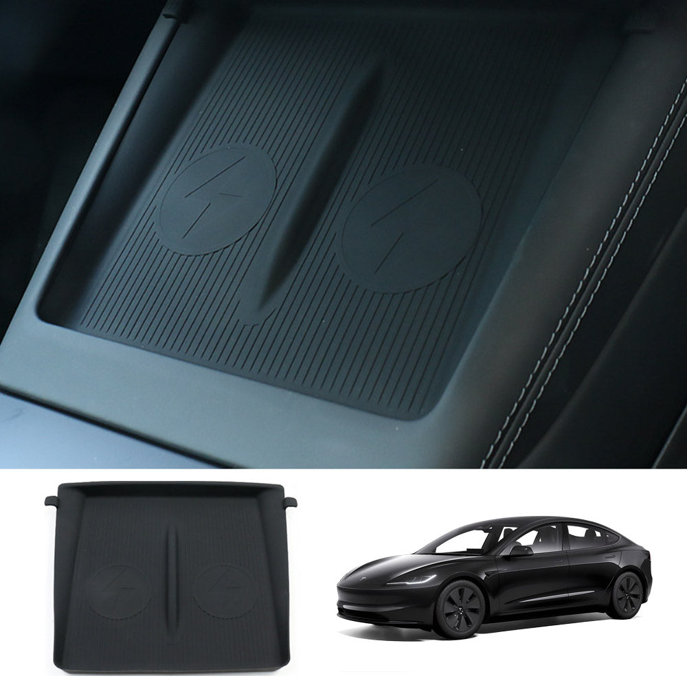 EVAAM® Wireless Silicone Charging Pad Anti-Slip for Tesla Model 3 Highland - EVAAM