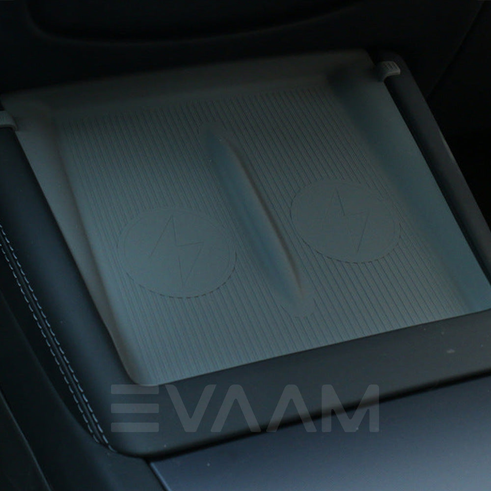 EVAAM® Wireless Silicone Charging Pad Anti-Slip for Tesla Model 3 Highland - EVAAM