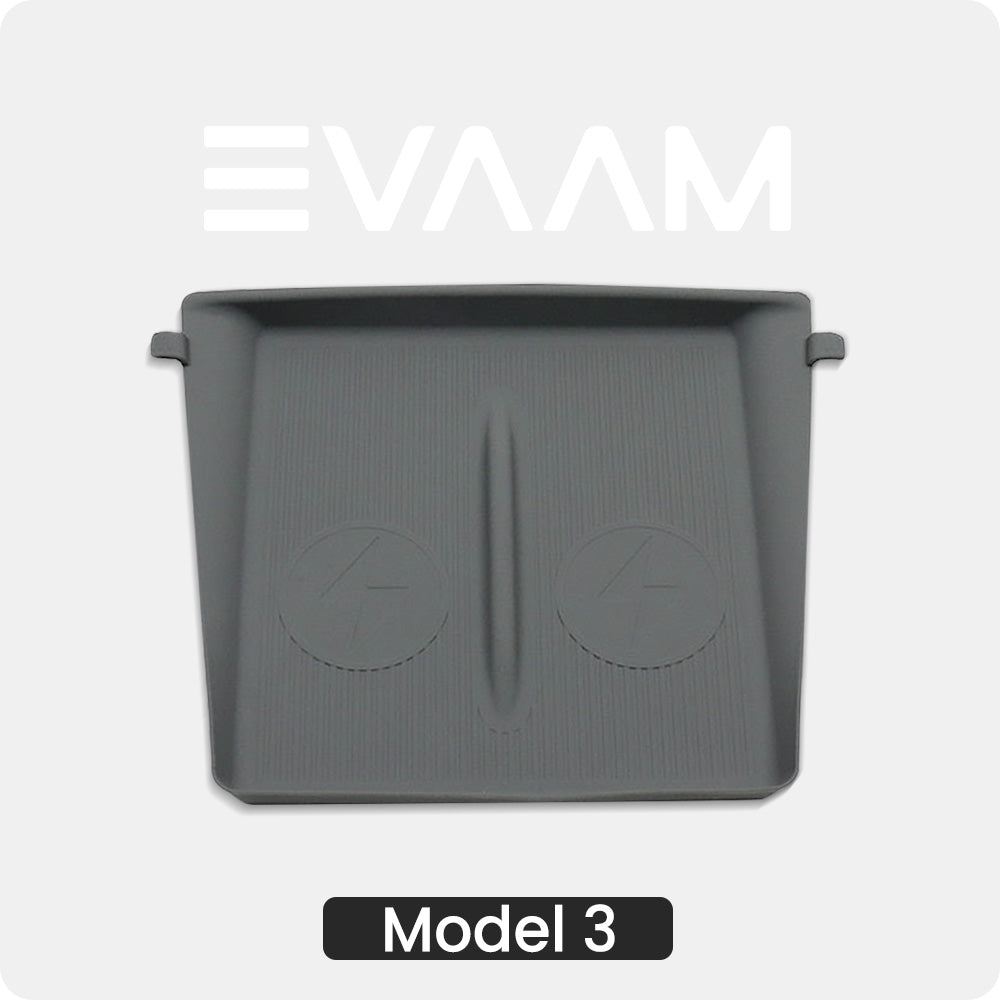 EVAAM® Wireless Silicone Charging Pad Anti-Slip for Tesla Model 3 Highland