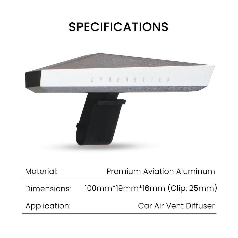 Cyber-Style Dashboard Air Vent Diffuser For Tesla Model 3 Highland / Model Y Juniper