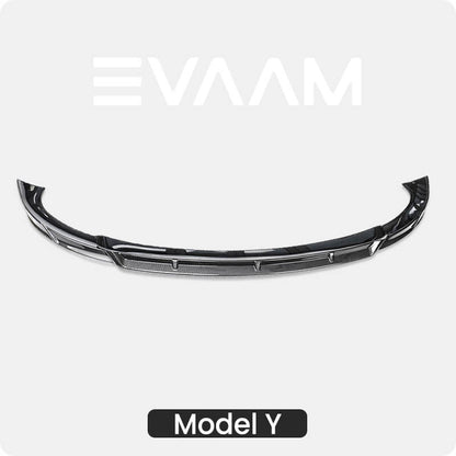 EVAAM® Front Bumper Splitter Lip Protection For Tesla Model Y (2020-2023) - EVAAM