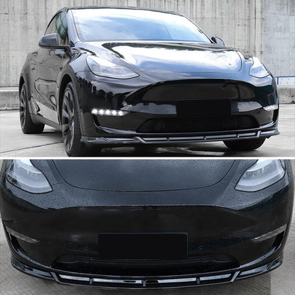 EVAAM® Front Bumper Splitter Lip Protection For Tesla Model Y (2020-2023) - EVAAM