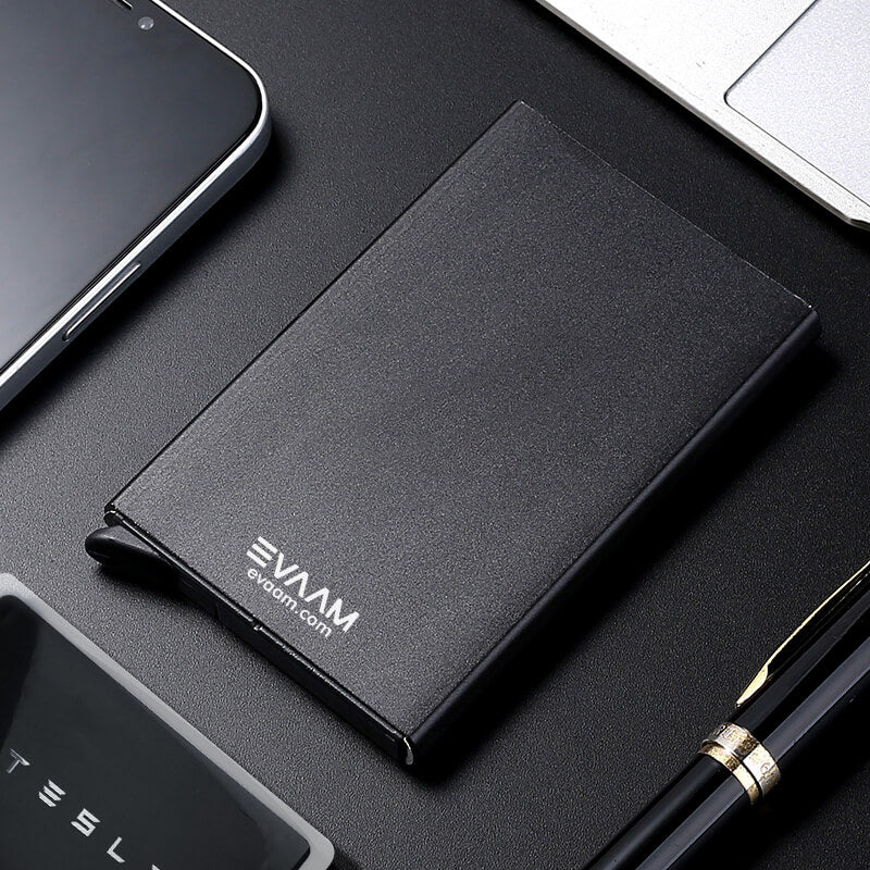 EVAAM® Limited RFID Wallet Key Card Holder for Tesla Model 3/S/X/Y Accessories - EVAAM