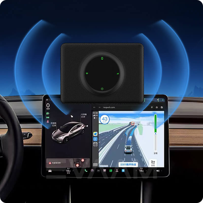 EVAAM® Wireless Carplay Adapter for Tesla Model 3/Y (2020-2023) - EVAAM
