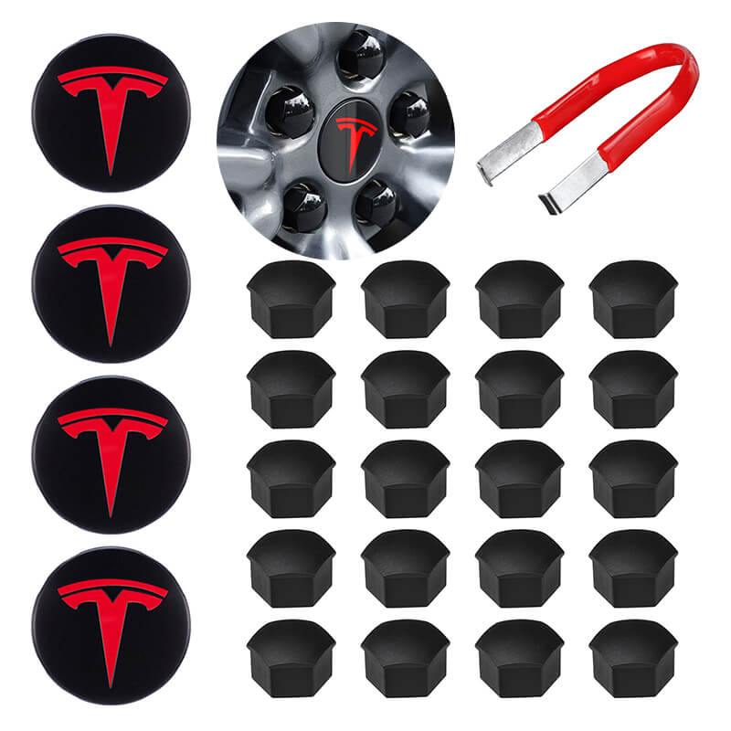 EVAAM® Original Standard Wheel Center Cap Kit For Tesla Model S/3/X/Y (2012-2023) - EVAAM
