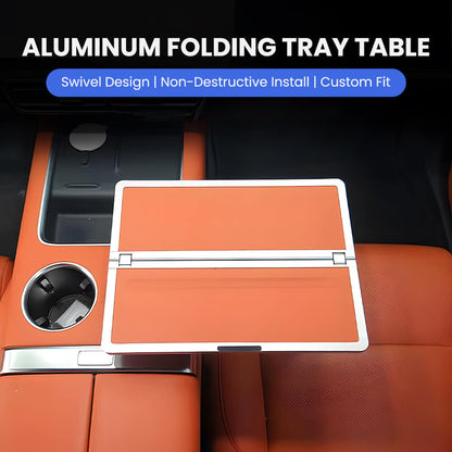 Aluminum Foldable Floating Car Table for Tesla Model 3/Y/S/X