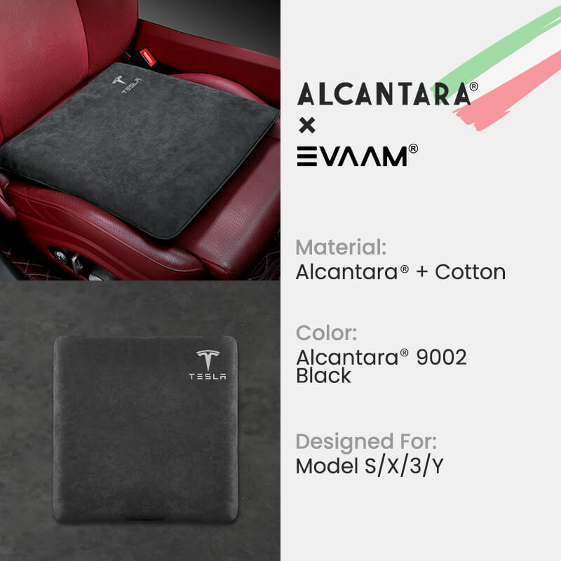 Alcantara Handmade Car Neck Lumbar Support Pillow Driving Comfort 