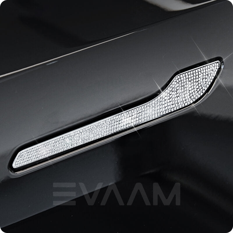 EVAAM® Bling Diamond Door Handle Cover for Tesla Model 3/Y (2017-2023) Accessories - EVAAM