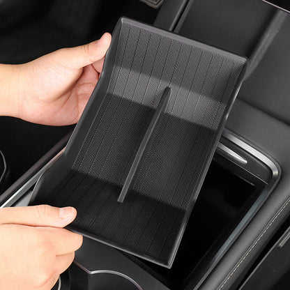 EVAAM® TPE Center Console Storage Organizer Box for Model 3/Y (2017-2023) - EVAAM