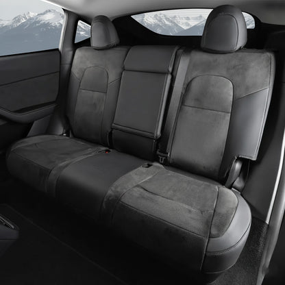 EVAAM® Maßgeschneiderte Luxus-Wildleder-Sitzbezüge für Tesla Model 3/Y/S/X