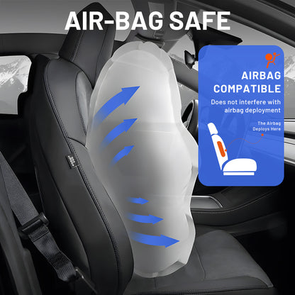 EVAAM® Maßgeschneiderte Luxus-Wildleder-Sitzbezüge für Tesla Model 3/Y/S/X