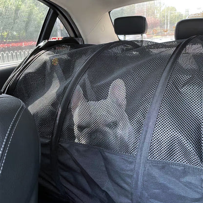 Non-Scratch Folding Rear Seat Pet Car Bag for Medium and Large Pets - EVAAM