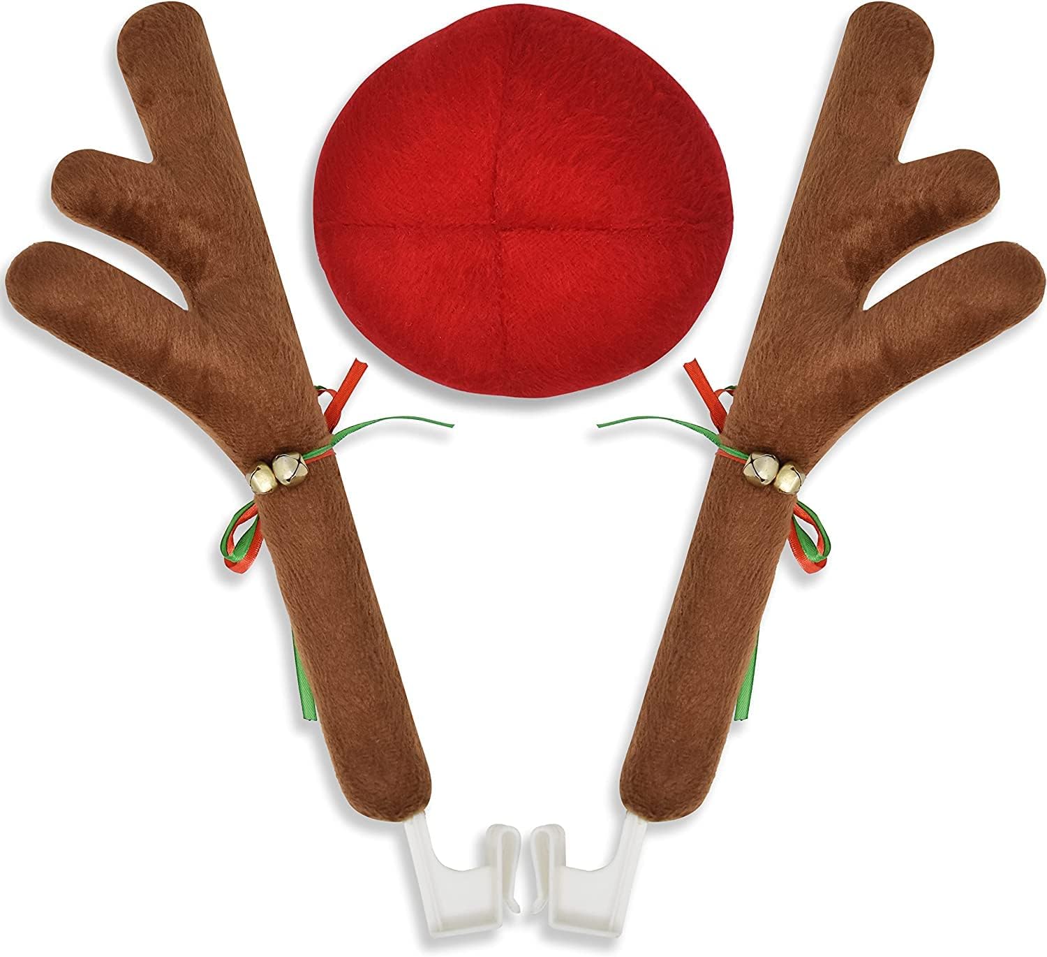 EVAAM® Reindeer Car Kit Antlers And Nose Set Christmas Decoration - EVAAM
