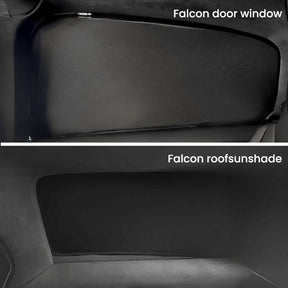 EVAAM® Roof Glass Sunshades for Tesla Model X Accessories (2012-2023)