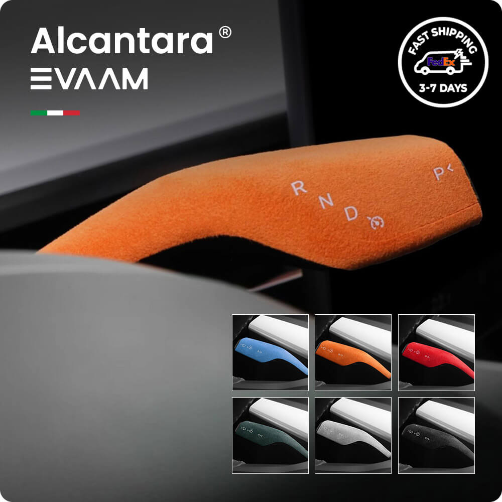 EVAAM® Alcantara Gear Shift Trim Sticker for Model 3/Y (2017-2024) - EVAAM