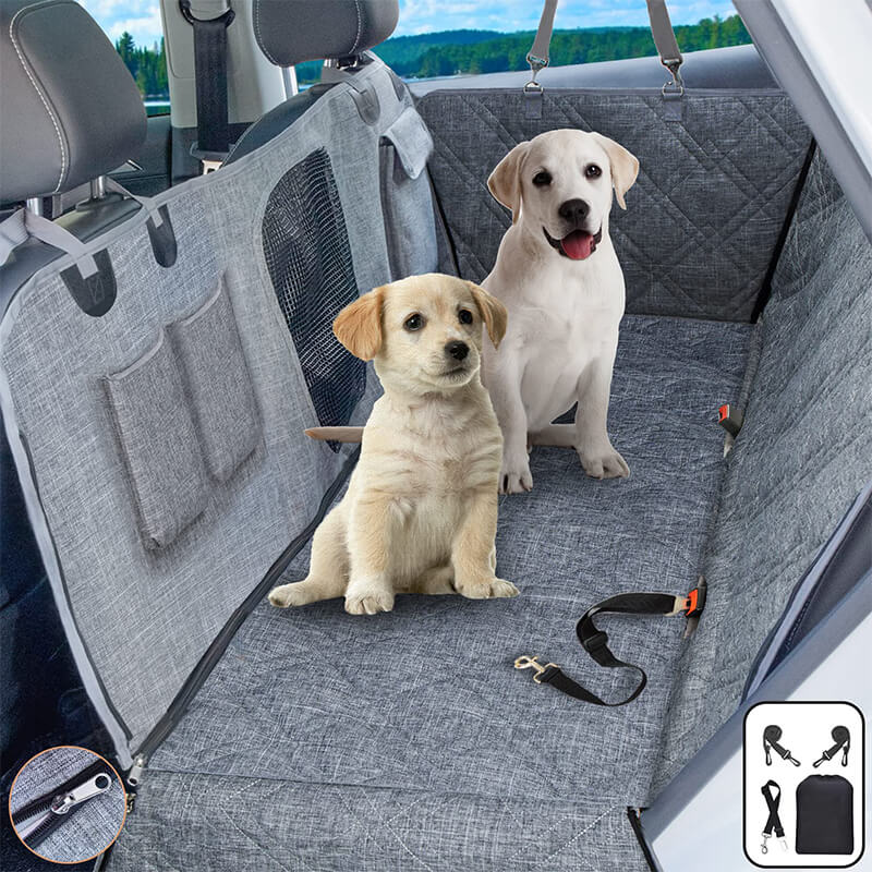 Dog Backseat Extender with Storage