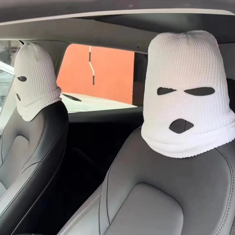 Tesla Kopfstützenbezug, personalisierter lustiger Hut für Modell 3