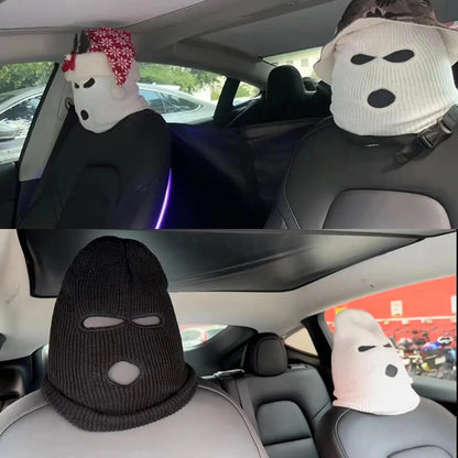 Tesla Headrest Cover Personalized Funny Hat for model 3/Y/S/X - EVAAM