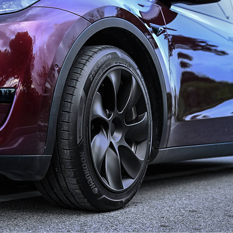 EVAAM® Wheel Covers Hubcap for Tesla Model Y 2019-2023 (4pcs)-Style D/E - EVAAM