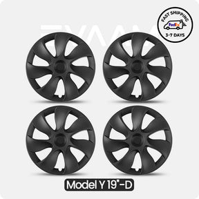 EVAAM® Wheel Covers Hubcap for Tesla Model Y 2019-2023 (4pcs)-Style D