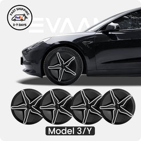 EVAAM® Starfish Style Hubcap Wheel Cover for Tesla Model 3/Y