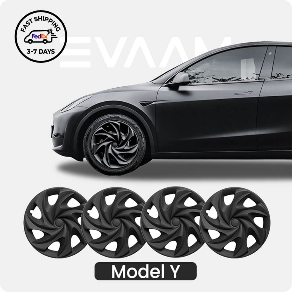 EVAAM® Wheel Hubcap for Tesla Model Y Gemini Wheels 2020-2023 (4PCS)