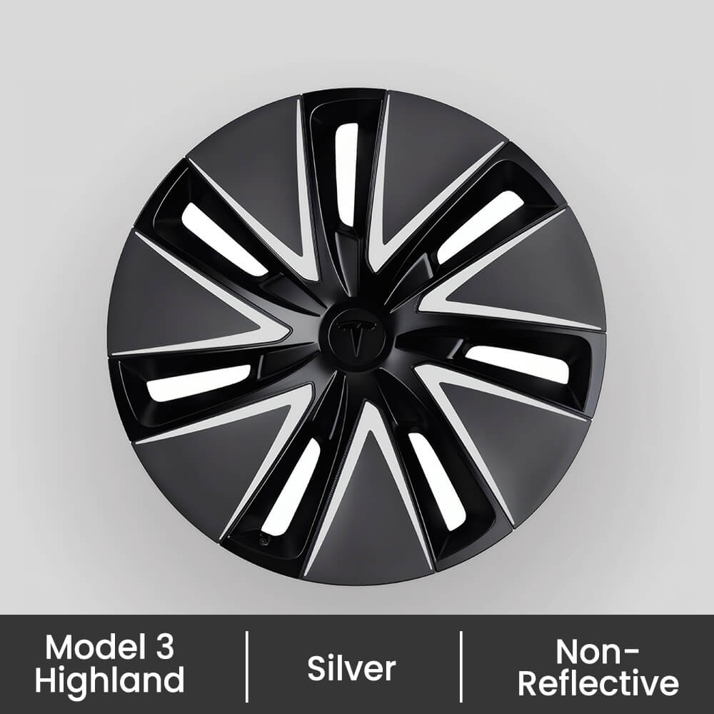Wheel Hub Reflective Decals For Tesla Model 3 Highland 18" Photon Wheels - EVAAM