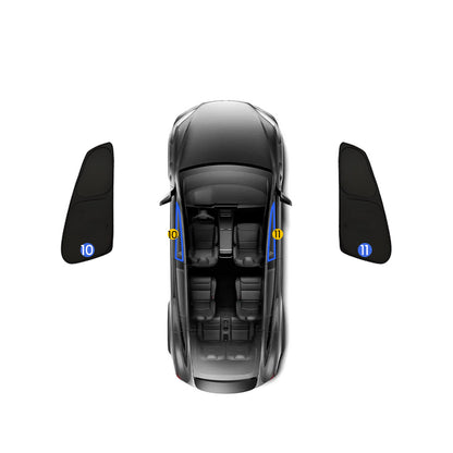 EVAAM® Sunshade Privacy Window Shade for Tesla Model X (2015-2023) - EVAAM