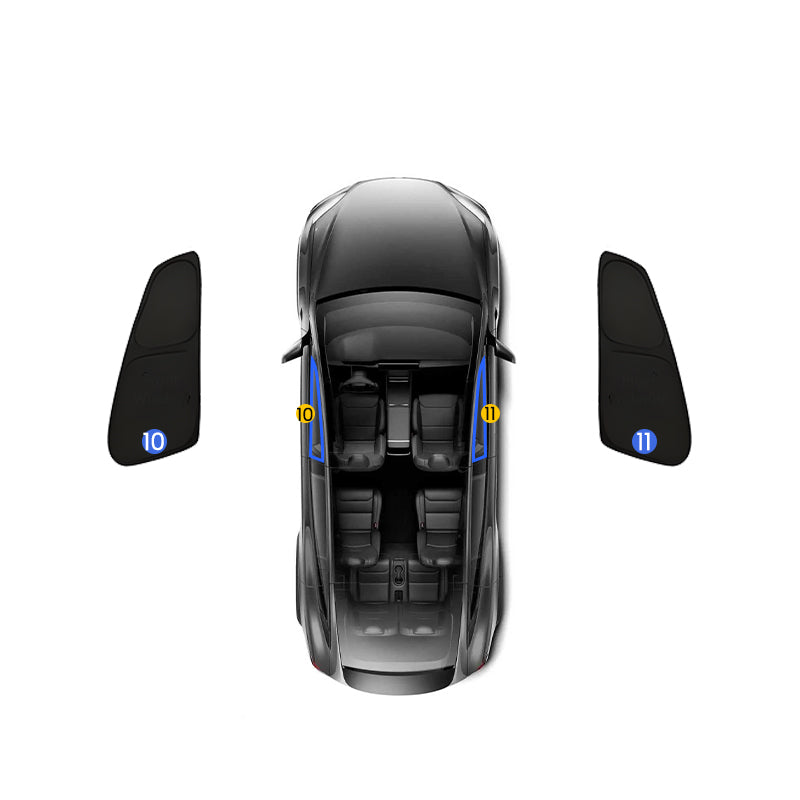 EVAAM® Sunshade Privacy Window Shade for Tesla Model X (2015-2023) - EVAAM