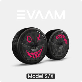 EVAAM® Stylish Wheel Hubcap For Tesla Model S/X (4 PCS) - EVAAM
